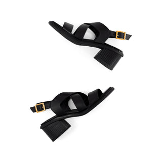 128404 Flexi Sandalia Piel Negro