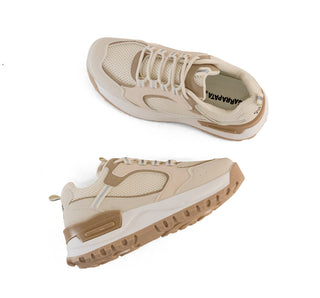 341002 Garrapata Tenis Textil Beige