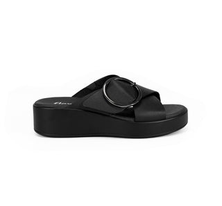 127901 Flexi Sandalia Piel Negro