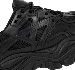 YX619 Garrapata Tenis Sintético Negro