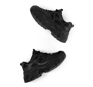 YX619 Garrapata Tenis Sintético Negro