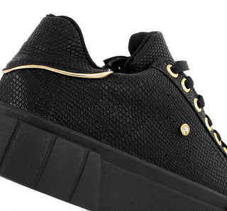 2009004 Dva Tenis Lizard Negro