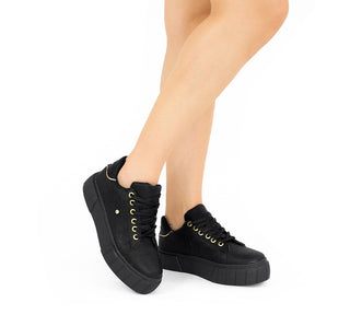 2009004 Dva Tenis Lizard Negro