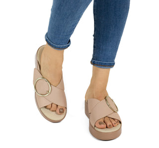 127901 Flexi Sandalia Piel Beige