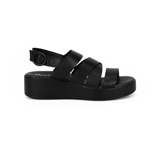 127904 Flexi Sandalia Piel Negro
