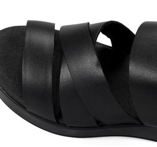 127904 Flexi Sandalia Piel Negro