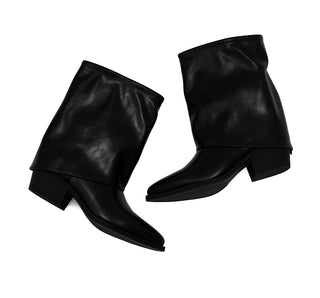 374002 Garrapata Botin Sintético Negro