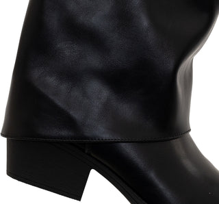 374002 Garrapata Botin Sintético Negro