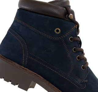 37824 Flexi Botin Piel Azul marino