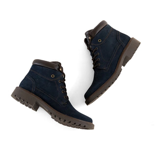 37824 Flexi Botin Piel Azul marino