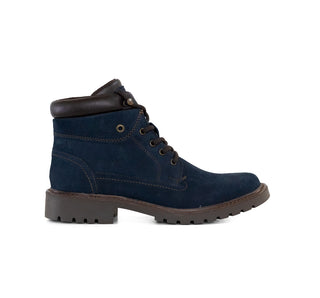 37824 Flexi Botin Piel Azul marino