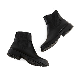 37825 Flexi Botin Piel Negro