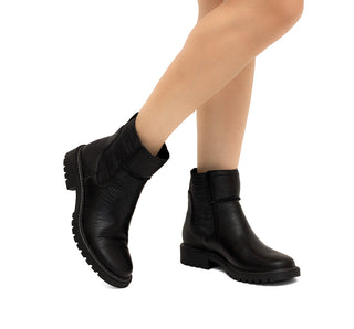 37825 Flexi Botin Piel Negro