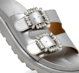 6510.306 Vizzano Sandalia Metalizado Plata