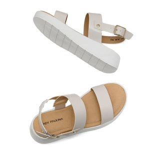 38101 Lady paulina Sandalia Sintético Beige