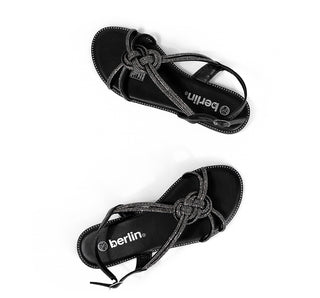 769005 Berlin Sandalia Sintético Negro