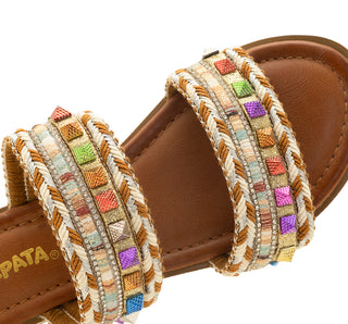 2511058 Garrapata Sandalia Sintético Camel