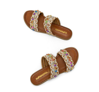 2511058 Garrapata Sandalia Sintético Camel