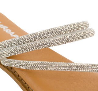 111009 Garrapata Sandalia Sintético Plata