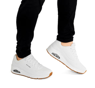 52458 Skechers Tenis Sintético Blanco