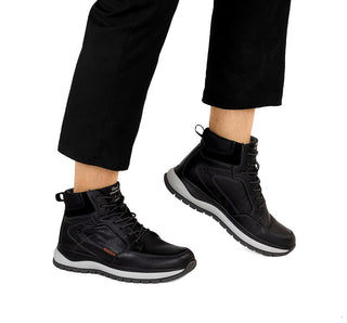 401016 Flexi Botin Piel Negro