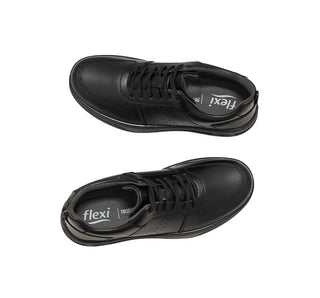 401912 Flexi Tenis Piel Negro