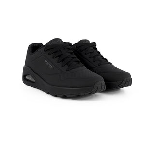 52458 Skechers Tenis Textil Negro