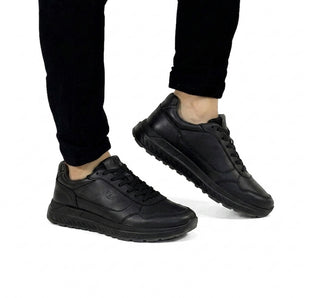 403019 Flexi Tenis Piel Negro