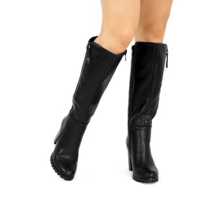 2409083 Garrapata Bota Sintético Negro