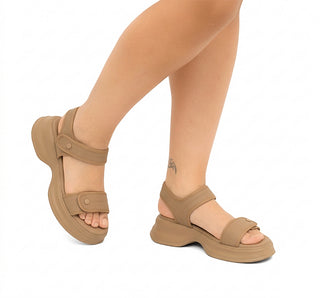 411004 Garrapata Sandalia Sintético Beige