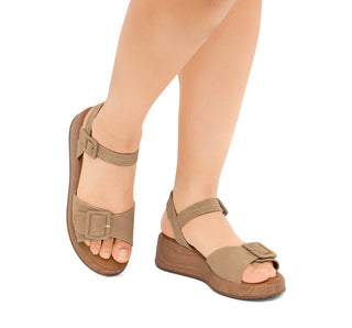 411009 Garrapata Sandalia Sintético Beige