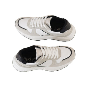 420902 Flexi Tenis Piel Blanco
