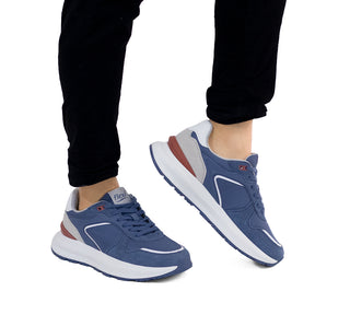 420902 Flexi Tenis Piel Azul