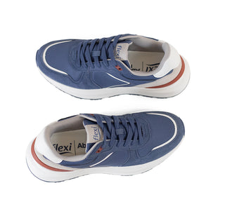 420902 Flexi Tenis Piel Azul