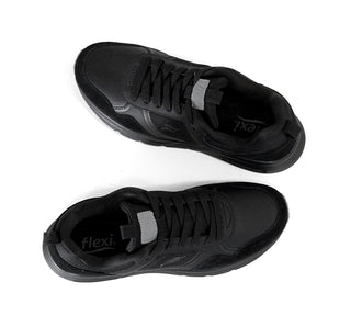 422401 Flexi Tenis Piel Negro