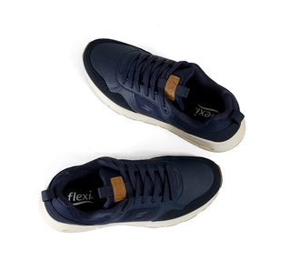 422401 Flexi Tenis Piel Azul