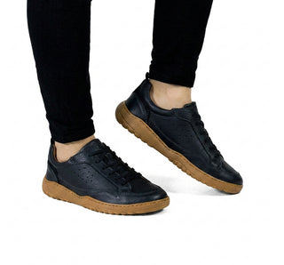 423702 Flexi Tenis Piel Negro