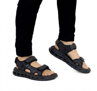 424001 Flexi Sandalia Piel Negro