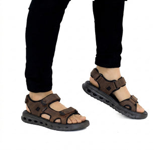424001 Flexi Sandalia Piel Chocolate