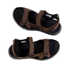 424001 Flexi Sandalia Piel Chocolate