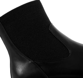 230968 Garrapata Botin Sintético Negro