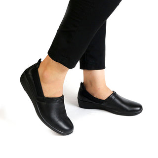 45606 Flexi Cerrado Piel Negro