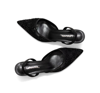 463007 Garrapata Zapatilla baja Sintético Negro