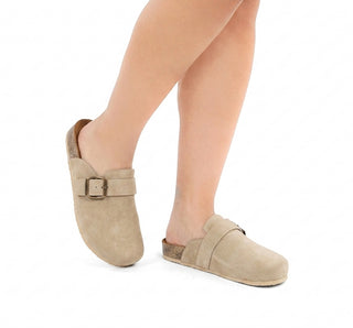 467001 Lady paulina Pantufla Carnaza Beige