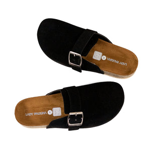 467001 Lady paulina Pantufla Carnaza Negro