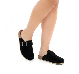 467001 Lady paulina Pantufla Carnaza Negro