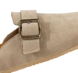 467001 Lady paulina Pantufla Carnaza Beige