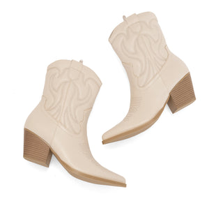 484007 Garrapata Bota Sintético Beige
