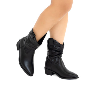 484011 Garrapata Bota Sintético Negro