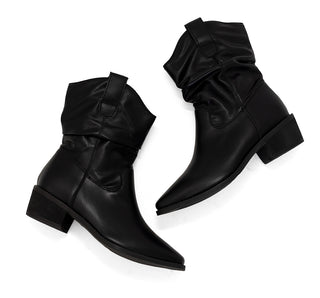 484011 Garrapata Bota Sintético Negro